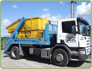 Waste collected by Cork Mini Skips being recycled