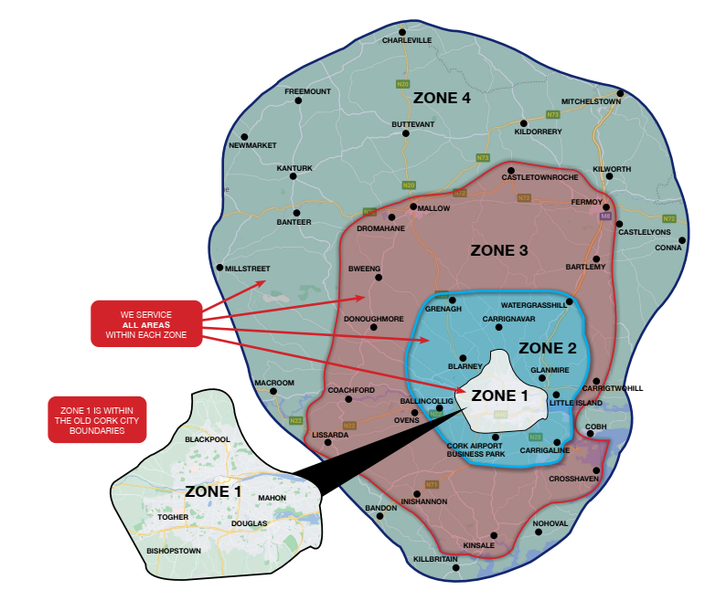 Service area map