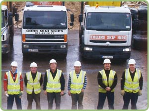 Waste collected by Cork Mini Skips being recycled