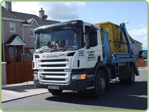 Cork Mini Skips truck