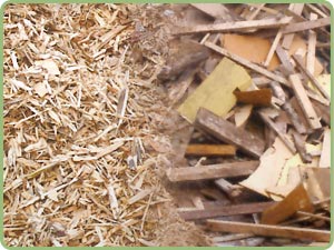 Waste collected by Cork Mini Skips being recycled